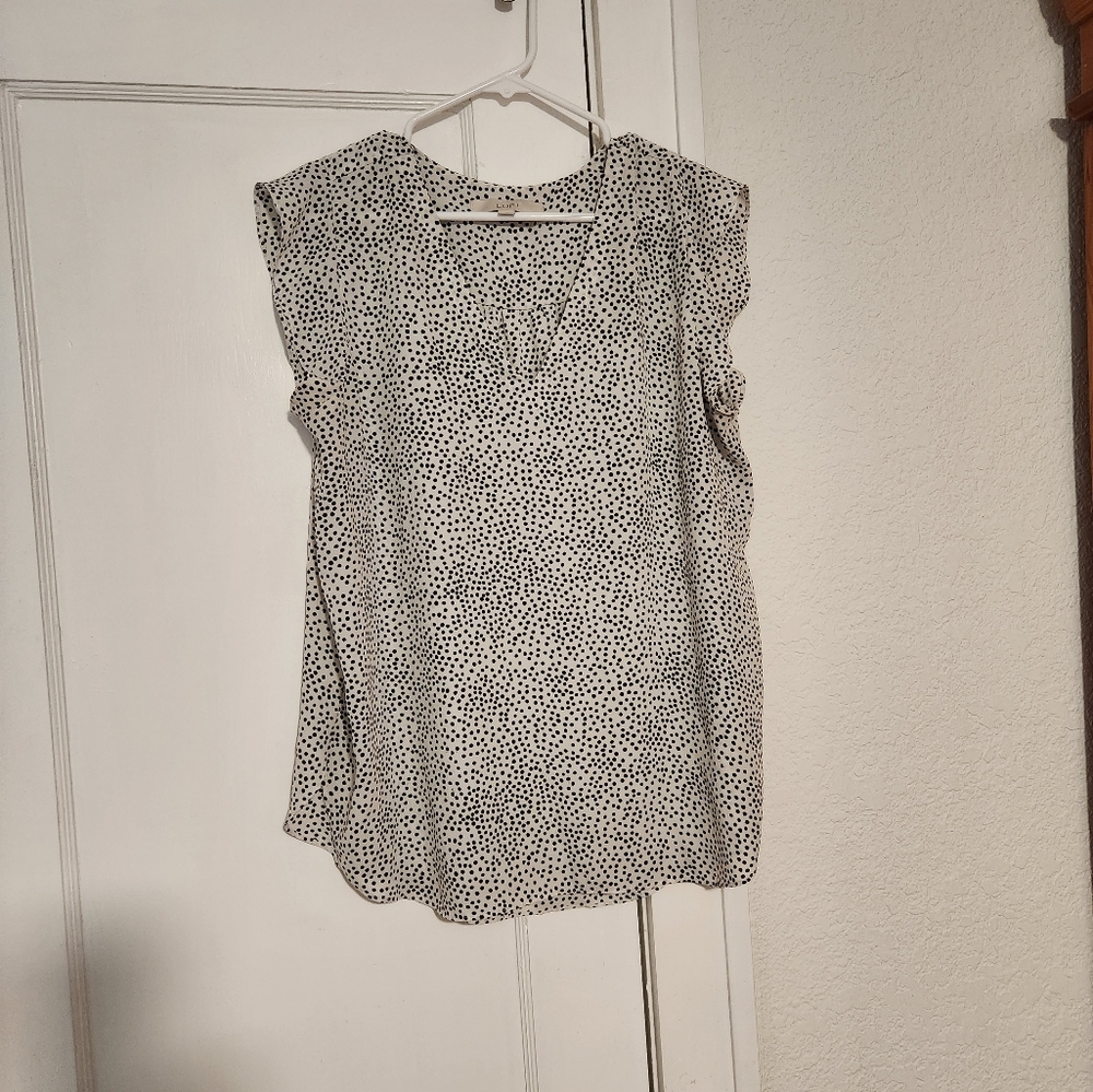 Polka dot top